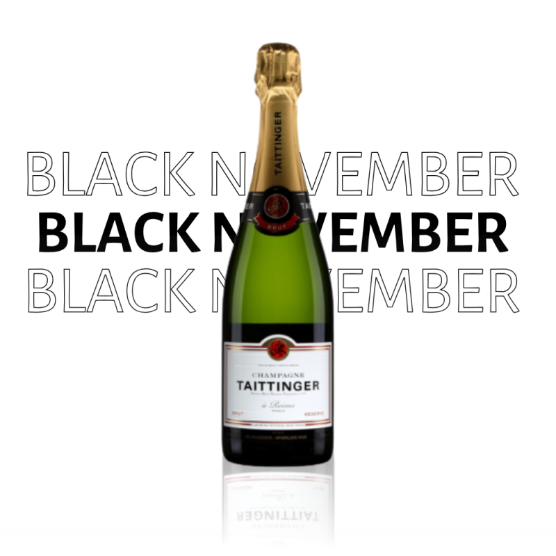 Magnum Champagne Taittinger Réserve - Black November
