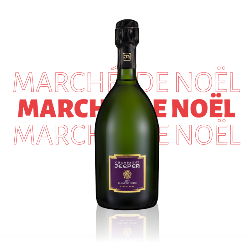 Champagne Jeeper Blanc de Noirs Marché de Noël