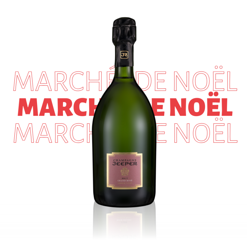 Marché de Noël - Champagne Jeeper Grand Rosé