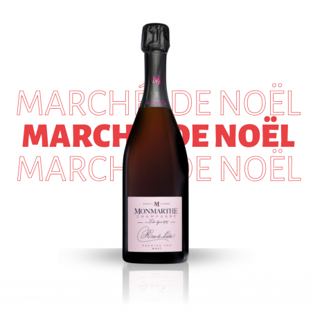 Marché de Noël - Champagne Monmarthe Rose de Ludes Premier Cru