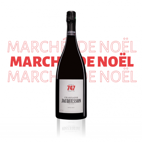 Marché de Noël - Magnum Champagne Jacquesson Cuvée n°748