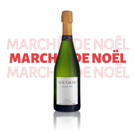 Marché de Noël - Champagne Soutiran Blanc de Blancs Grand Cru