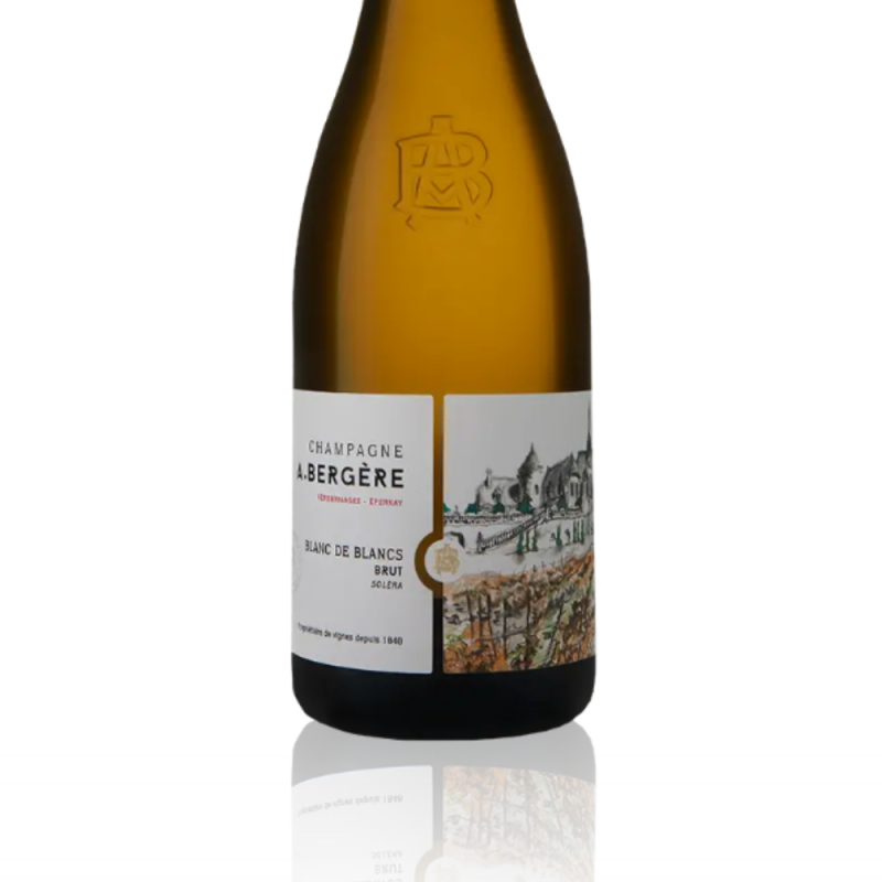 Champagne A.Bergère Solera Blanc de Blancs - etiquette
