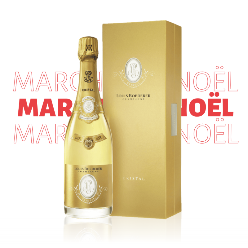 Marché de Noël - Champagne Cristal de Roederer 2008 - Coffret Luxe