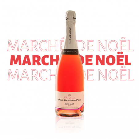 Marché de Noël - Champagne Paul Dangin & Fils Cuvée Rosé