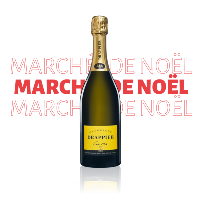 Marché de Noël - Mathusalem Champagne Drappier Carte d'Or