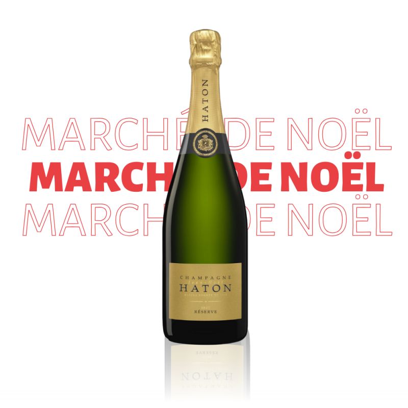 Marché de Noël - Magnum Champagne Jean-Noël Haton Réserve Brut