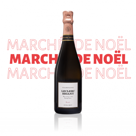 Marché de Noël - Champagne Leclerc Briant Rosé Extra Brut