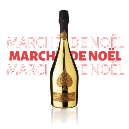 Marché de Noël - Magnum Champagne Armand de Brignac Gold Coffret Laqué