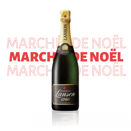 Marché de Noël - Champagne Lanson Le Black Création