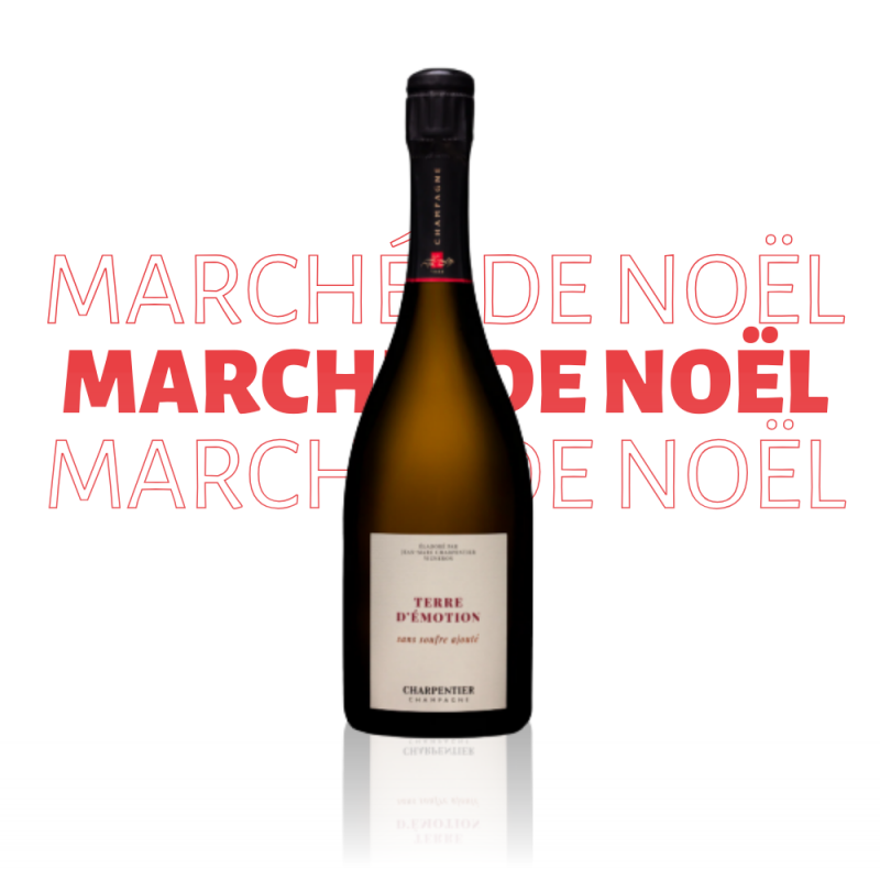 Marché de Noël - Champagne Charpentier Terre d'Émotion Brut Nature