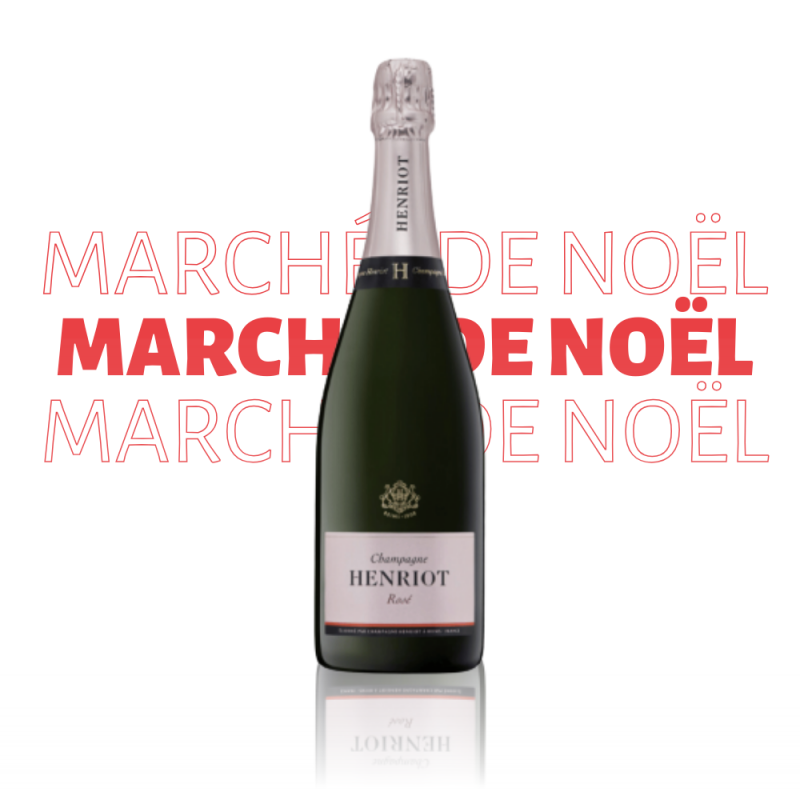 Marché de Noël - Champagne Henriot Rosé