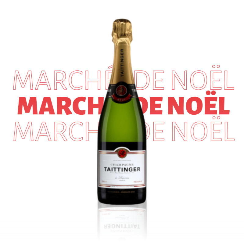 Marché de Noël - Magnum Champagne Taittinger Réserve