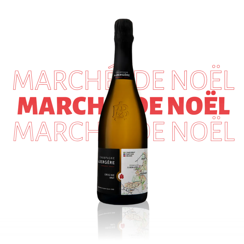 Marché de Noël - Magnum Champagne A.Bergère Origine