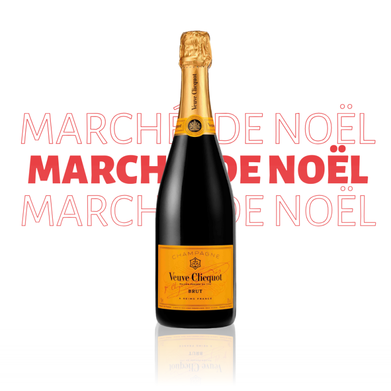 Marché de Noël - Mathusalem Champagne Veuve Clicquot Carte Jaune