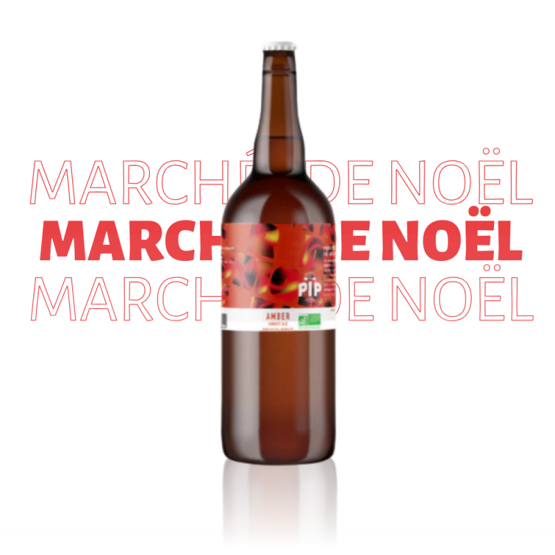 Marché de Noël - Bière Amber Smokey Ale - Brasserie PIP