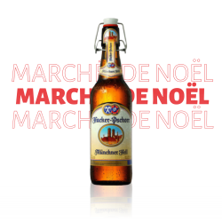Marché de Noël - Bière Blonde Hacker-Pschorr Münchner Hell