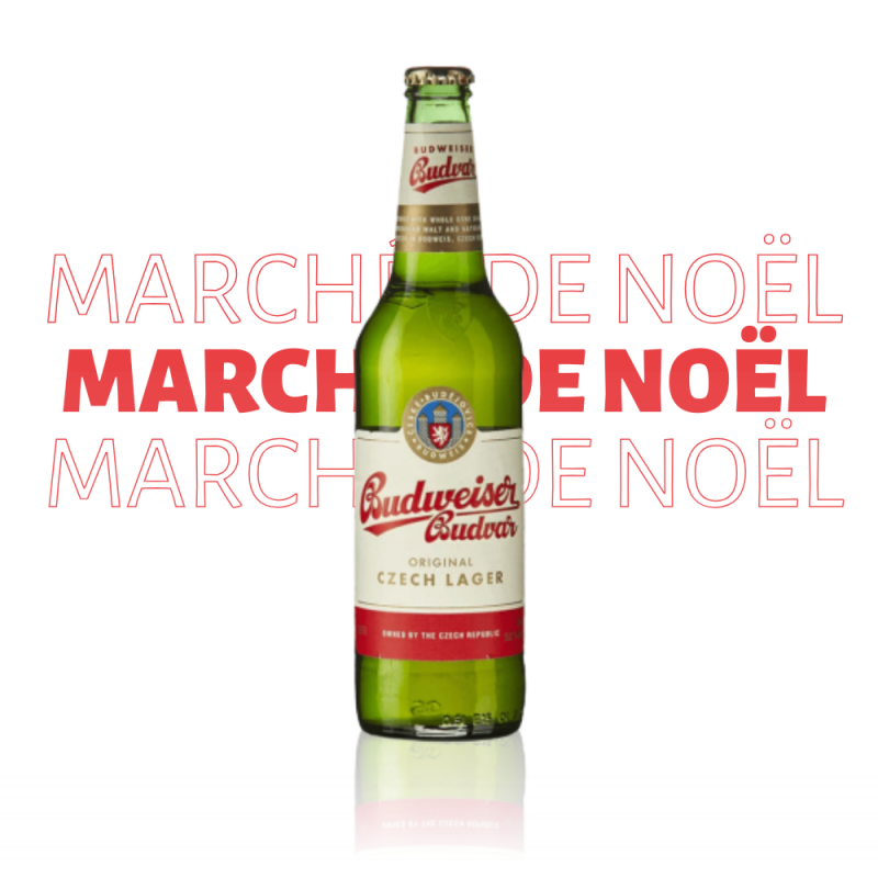 Marché de Noël - Bière Blonde Budweiser Budvar Original