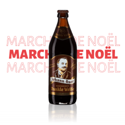 Marché de Noël - Bière Brune Johann Auer Dunkel Weisse