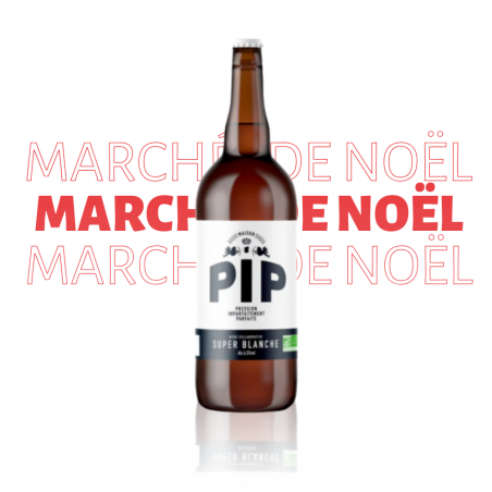 Marché de Noël - Bière Super Blanche - Brasserie PIP