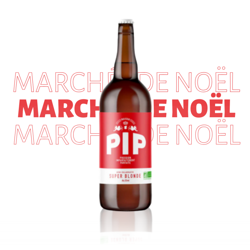 Marché de Noël - Bière Super Blonde - Brasserie PIP