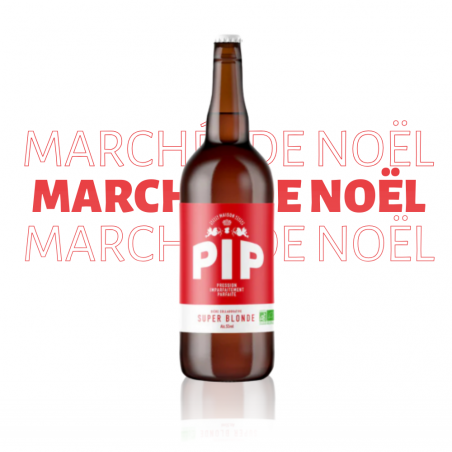 Marché de Noël - Bière Super Blonde - Brasserie PIP