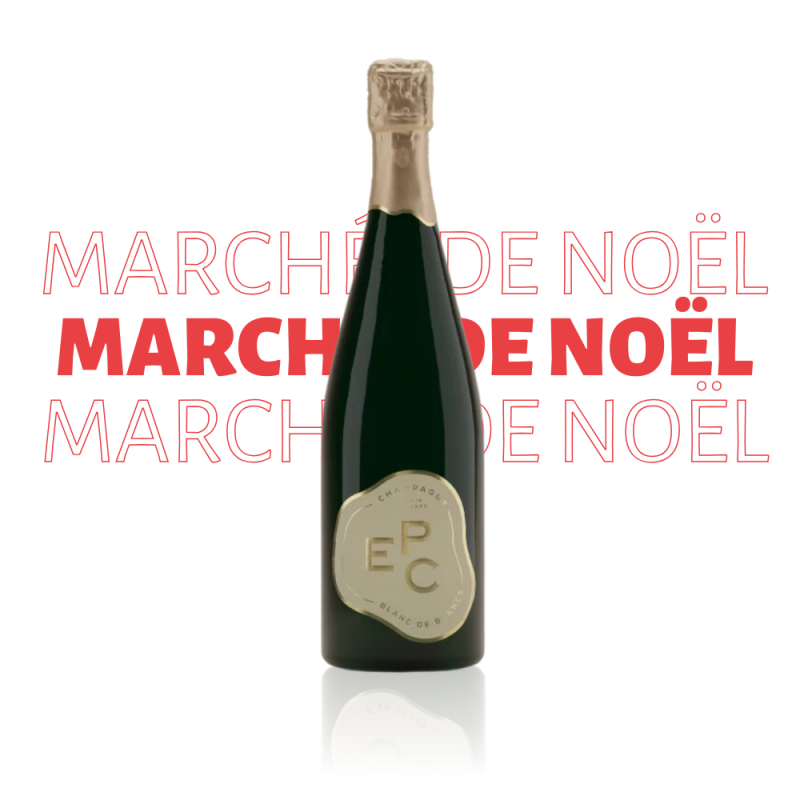 Marché de Noël - Champagne EPC Blanc de Blancs Brut Nature