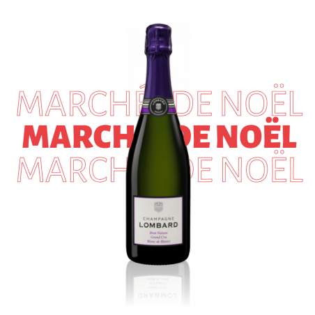 Marché de Noël - Magnum Champagne Lombard Brut Nature Grand Cru Blanc de Blancs