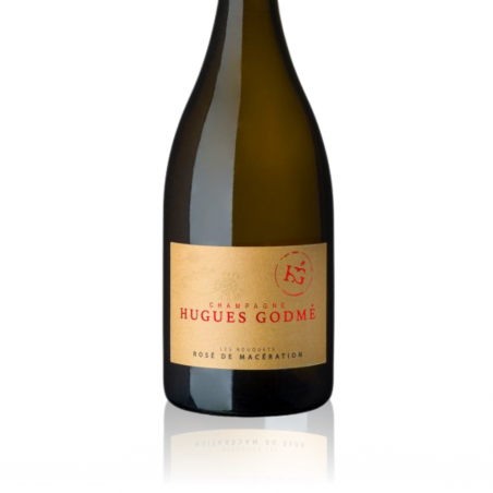 Champagne Hugues Godmé - Les Bouquets Rosé de Macération - etiquette