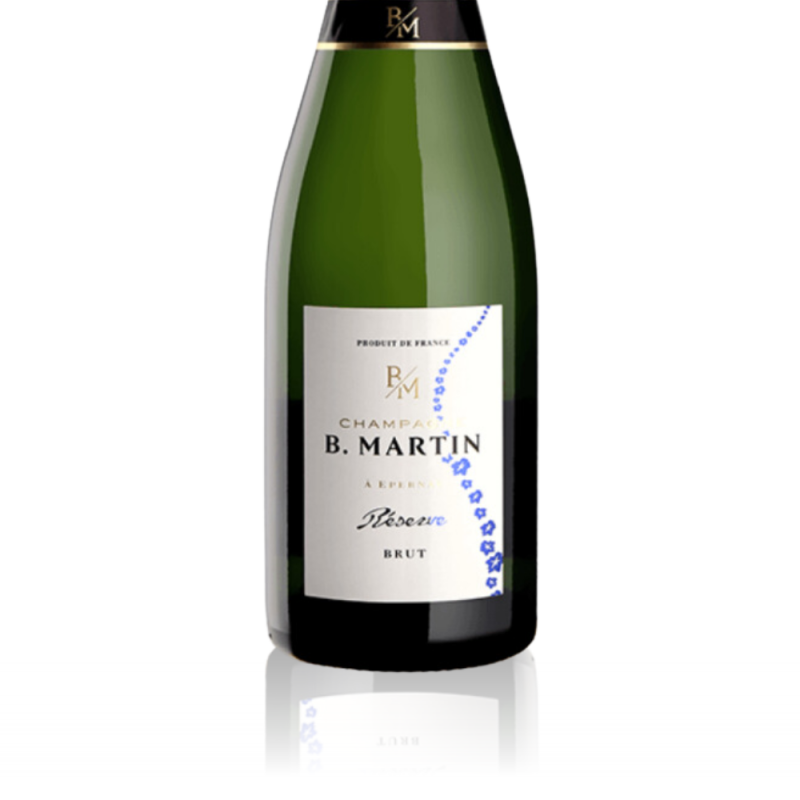 Champagne B.Martin Réserve - Etiquette