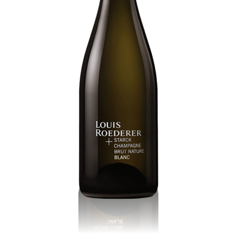 Champagne Louis Roederer Brut Nature by Philippe Starck 2018 - Etiquette