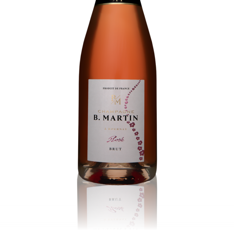 Champagne B.Martin Rosé Brut - Etiquette
